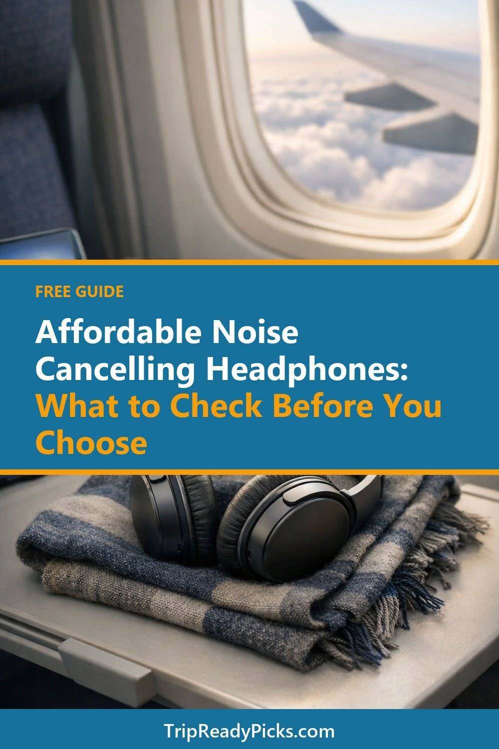 Affordable Noise Cancelling Headphones: What to Check Before You Choose. A short list of 6 tips with a link to read more.